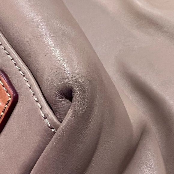 Bundle of Dooney & Bourke McKenzie Hobo with wallet. color: Taupe - Picture 16 of 17